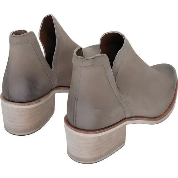 Crevo Collins Leather Taupe Boot US Womens Size 6 - Picture 3 of 6